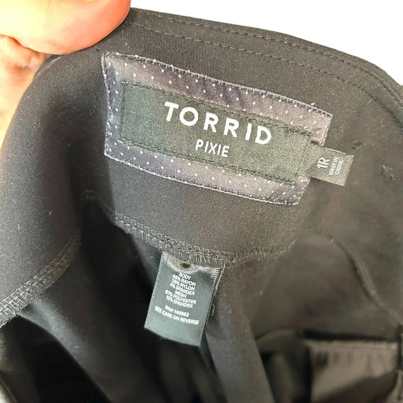 Torrid Pixie Skinny Studio Luxe Ponte High-Rise Pant‎ Black Plus Size 1X - Picture 6 of 8